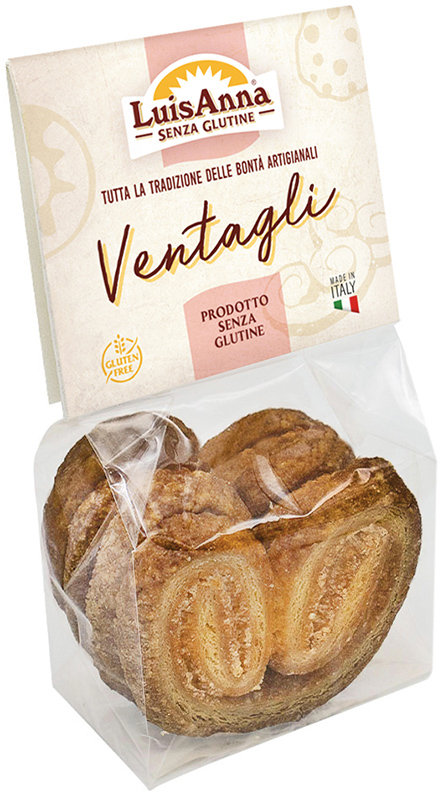BISCOTTI SFOGLIA VENTAGLI 130 G - fitfarma.it