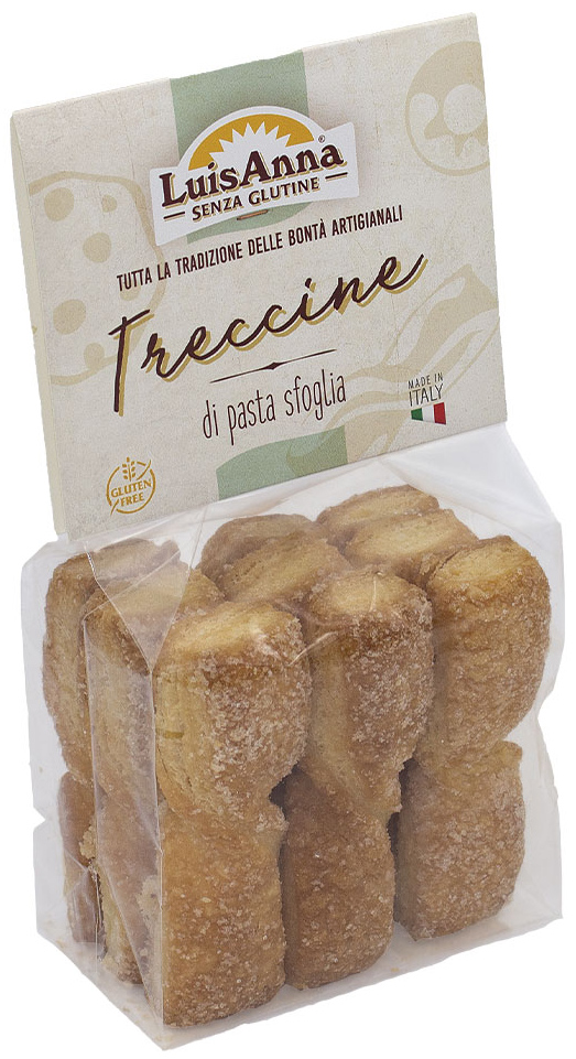 BISCOTTI SFOGLIA TRECCINE 130 G - fitfarma.it