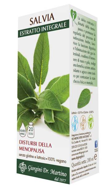 SALVIA ESTRATTO INTEGRALE 200 ML - fitfarma.it