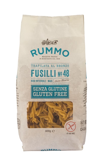 RUMMO FUSILLI N48 DI RISO INTEGRALE E MAIS 400 G - fitfarma.it