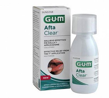 GUM AFTACLEAR RINSE 120 ML COLLUTORIO - fitfarma.it
