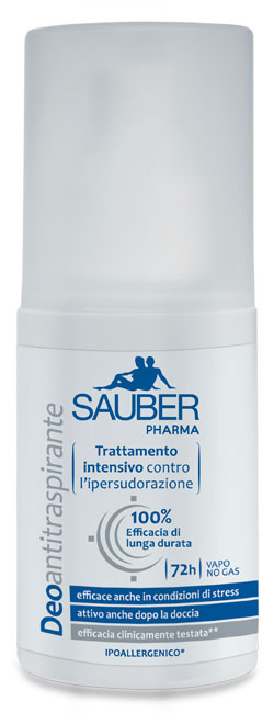 SAUBER ANTITRASPIRANTE 72 ORE VAPO - fitfarma.it