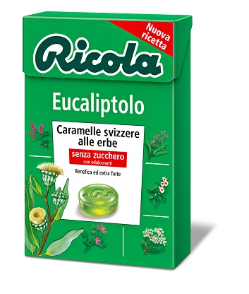 RICOLA EUCALIPTOLO SENZA ZUCCHERO 50 G - fitfarma.it