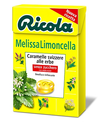 RICOLA MELISSA LIMONCELLA SENZA ZUCCHERO 50 G - fitfarma.it