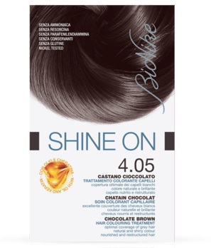 BIONIKE SHINE ON TRATTAMENTO COLORANTE CAPELLI CASTANO CIOCCOLATO 4.05 - fitfarma.it