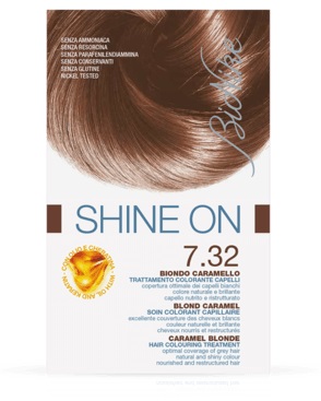 BIONIKE SHINE ON TRATTAMENTO COLORANTE CAPELLI BIONDO CARAMELLO 7.32 - fitfarma.it