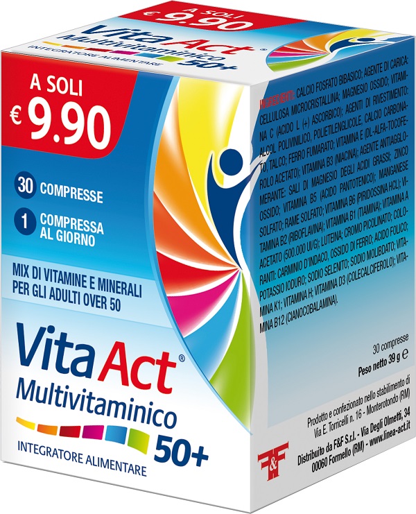 MULTIVITAMINICO ACT 50+ 30 COMPRESSE - fitfarma.it