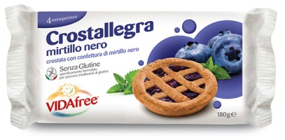 VIDAFREE CROSTALLEGRA MIRTILLO NERO 180 G - fitfarma.it