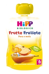 HIPP BIO FRUTTA FRULLATA PERA MELA 90 G - fitfarma.it