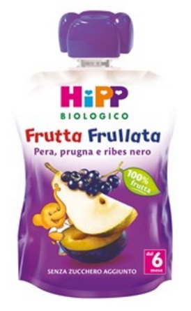 HIPP BIO FRUTTA FRULLATA PERA PRUGNA RIBES 90 G - fitfarma.it