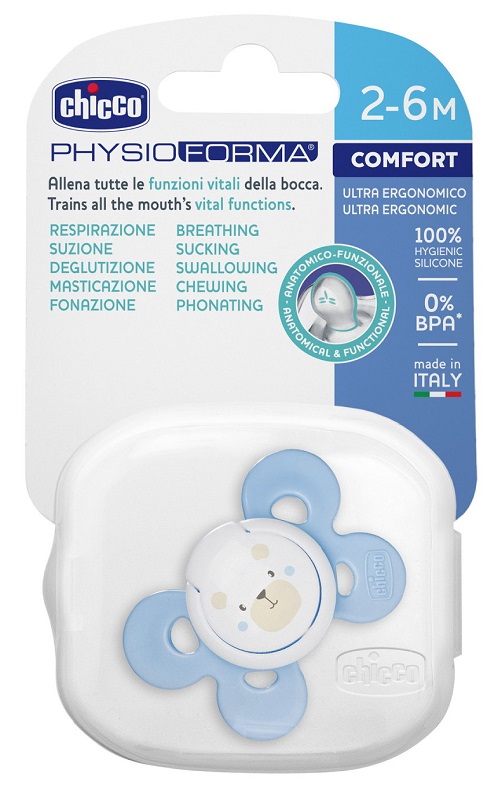 CHICCO SUCCHIETTO COMFORT BOY IN SILICONE 0-6 MESI 1 PEZZO - fitfarma.it