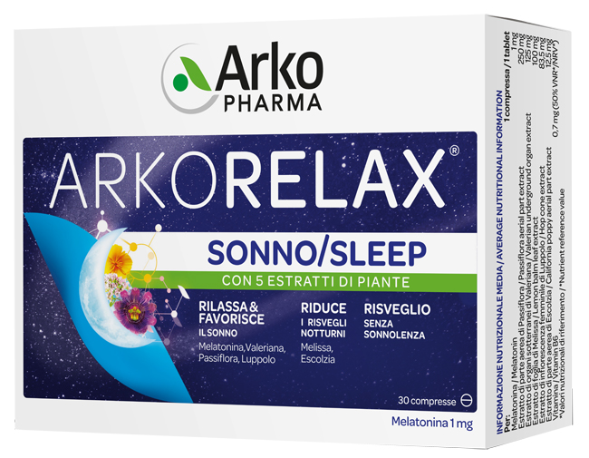ARKORELAX SONNO 30 COMPRESSE - fitfarma.it