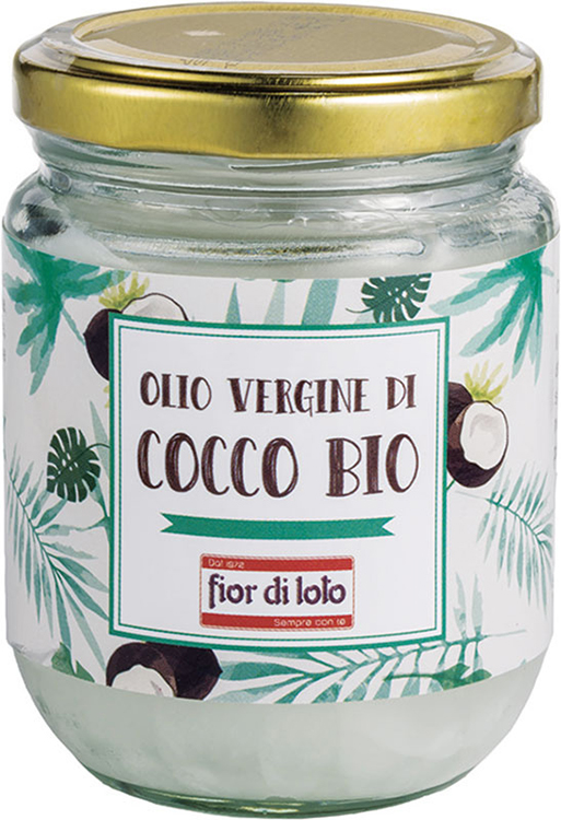 FIOR DI LOTO OLIO VERGINE DI COCCO BIO 180 G - fitfarma.it