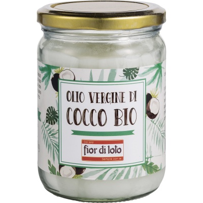 FIOR DI LOTO OLIO VERGINE DI COCCO BIO 450 ML - fitfarma.it