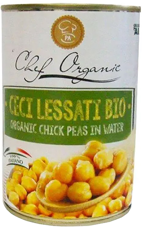 CHEF ORGANIC CECI LESSATI 400 G - fitfarma.it