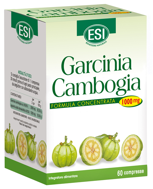 ESI GARCINIA CAMBOGIA 1000 MG 60 COMPRESSE - fitfarma.it