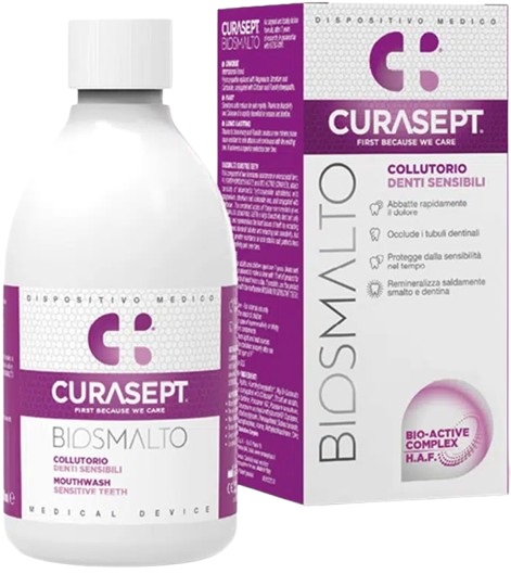 CURASEPT BIOSMALTO COLLUTORIO DENTI SENSIBILI 300 ML - fitfarma.it