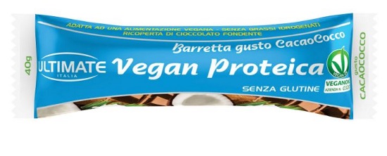 BARRETTA VEGAN PROTEIC CACAO/COCCO 40 G - fitfarma.it