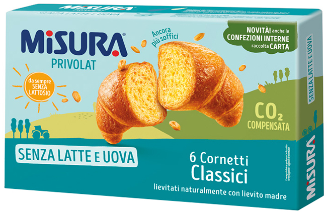MISURA CORNETTI PRIVOLAT CLASSICO SENZA OLIO DI PALMA 240 G - fitfarma.it