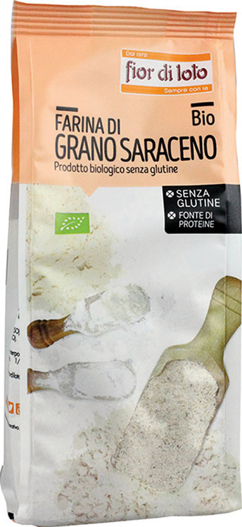 FARINA GRANO SARACENO SENZA GLUTINE BIO 375 G - fitfarma.it