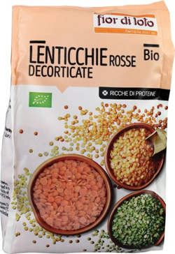 LENTICCHIE PICCOLE ROSSE DECORTICATE BIO 400 G - fitfarma.it