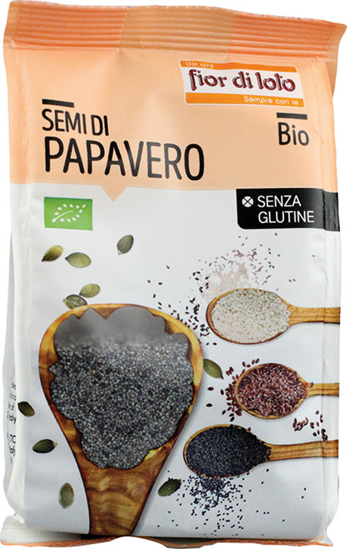 SEMI DI PAPAVERO SENZA GLUTINE BIO 150 G - fitfarma.it