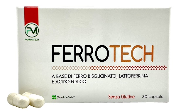 FERROTECH 30 CAPSULE DA 550MG - fitfarma.it