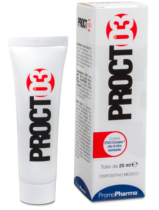PROCTO3 CREMA PER TRATTAMENTO EMORROIDI 25 ML - fitfarma.it