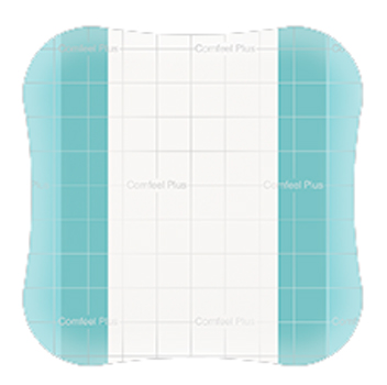 MEDICAZIONE SPECIALE ATTIVA TRASPARENTE CON IDROCOLLOIDE COMFEEL PLUS 10X10 CM 10 PEZZI - fitfarma.it