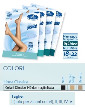 SAUBER COLLANT 140 DENARI MAGLIA LISCIA NEUTRO BEIGE 2 LINEA CLASSICA - fitfarma.it