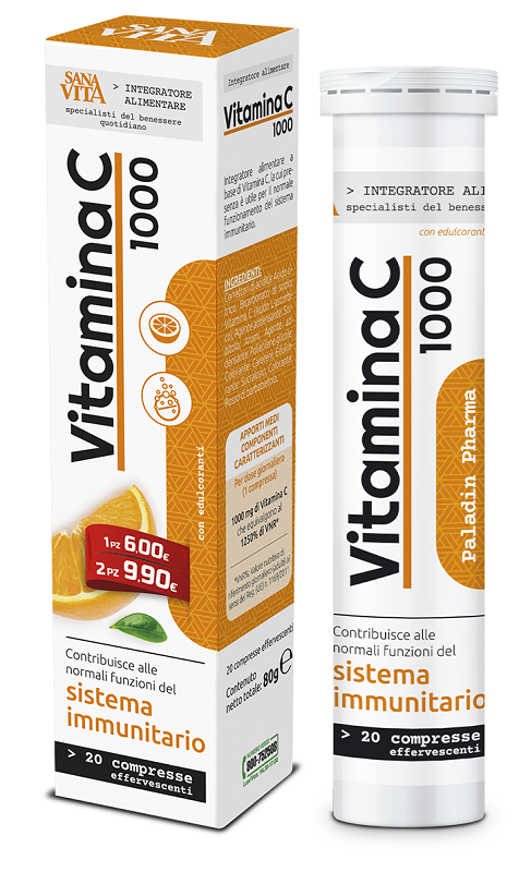 SANAVITA VITAMINA C 20 COMPRESSE EFFERVESCENTI - fitfarma.it