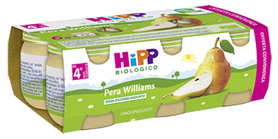 HIPP BIO OMOGENEIZZATO PERA WILLIAMS 6X80 G - fitfarma.it