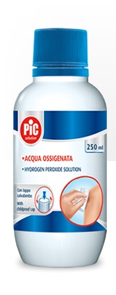 PIC SOLUTION ACQUA OSSIGENATA 10 VOLUMI PEROSSIDO DI IDROGENO 3% 250 ML - fitfarma.it