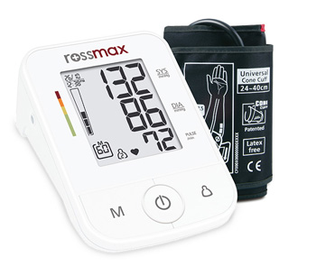 MISURATORE DI PRESSIONE ROSSMAX X3 CON ALIMENTATORE - fitfarma.it