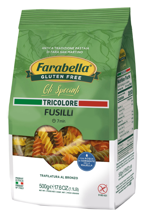 FARABELLA FUSILLI TRICOLORE 500 G - fitfarma.it