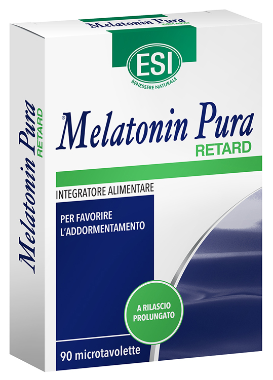 ESI MELATONIN PURA RETARD 90 MICROTAVOLETTE - fitfarma.it