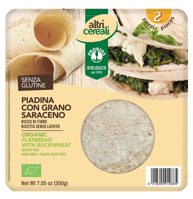 ALTRICEREALI PIADINA CON GRANO SARACENO 200 G - fitfarma.it