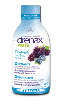 DRENAX FORTE ORIGINALE CON MIRTILLO E UVA 300 ML - fitfarma.it