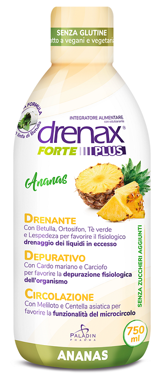 DRENAX FORTE PLUS ESOTICO CON ESTRATTO D'ANANAS 750 ML - fitfarma.it