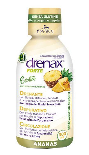 DRENAX FORTE ESOTICO CON ESTRATTO D'ANANAS 300 ML - fitfarma.it