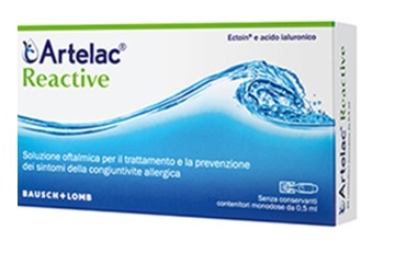 ARTELAC REACTIVE SOLUZIONE OFTALMICA MONODOSE 10 UNITA' DA 0,5 ML - fitfarma.it