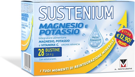 SUSTENIUM MAGNESIO POTASSIO 28 BUSTINE PROMO - fitfarma.it