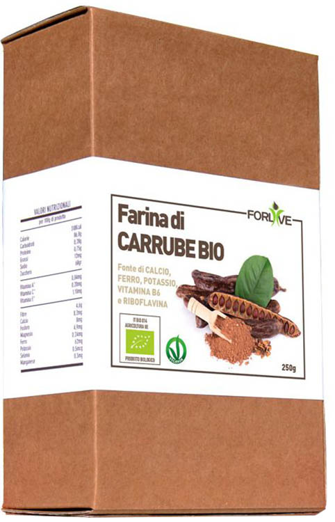 FARINA DI CARRUBE BIO 250 G - fitfarma.it