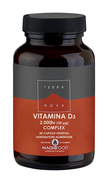 TERRANOVA COMPLESSO DI VITAMINA D3 2000 IU (50UG) 50 CAPSULE - fitfarma.it
