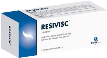 SIRINGA INTRA-ARTICOLARE RESIVISC ACIDO IALURONICO 40 MG 2 ML 3 PEZZI - fitfarma.it