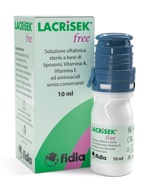 LACRISEK FREE SOLUZIONE OFTALMICA SENZA CONSERVANTI 10 ML - fitfarma.it