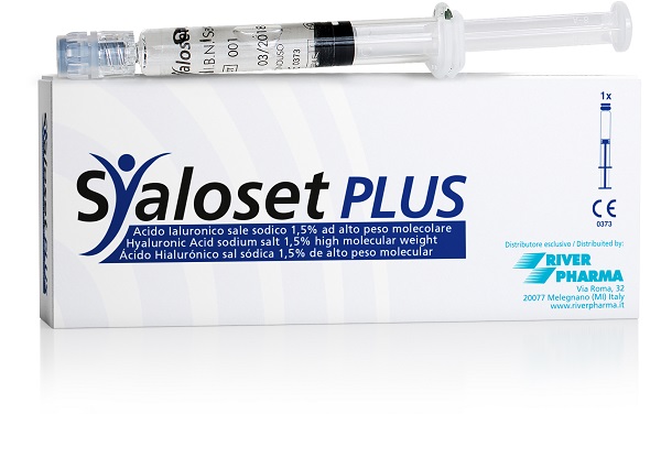 SIRINGA INTRA-ARTICOLARE SYALOSET PLUS ACIDO IALURONICO SALE SODICO 1,5% AD ALTO PESO MOLECOLARE 4 ML - fitfarma.it