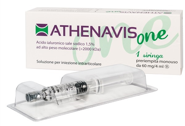 SIRINGA INTRA-ARTICOLARE ATHENAVIS ONE ACIDO IALURONICO 1,5% 4 ML - fitfarma.it