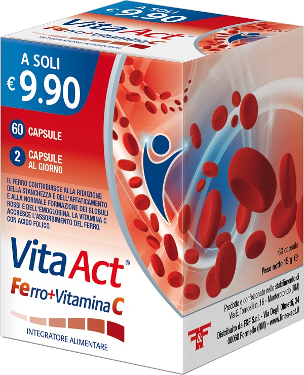 FERRO + VITAMINA C ACT 60 CAPSULE - fitfarma.it