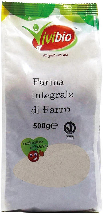 FARINA DI FARRO INTEGRALE VIVIBIO 500 G - fitfarma.it
